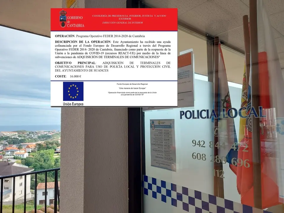 Sede de la Polic&iacute;a Local de Suances