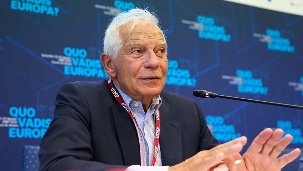 El Alto Representante de la UE para Asuntos Exteriores y Pol&iacute;tica de Seguridad, Josep Borrell, en la UIMP