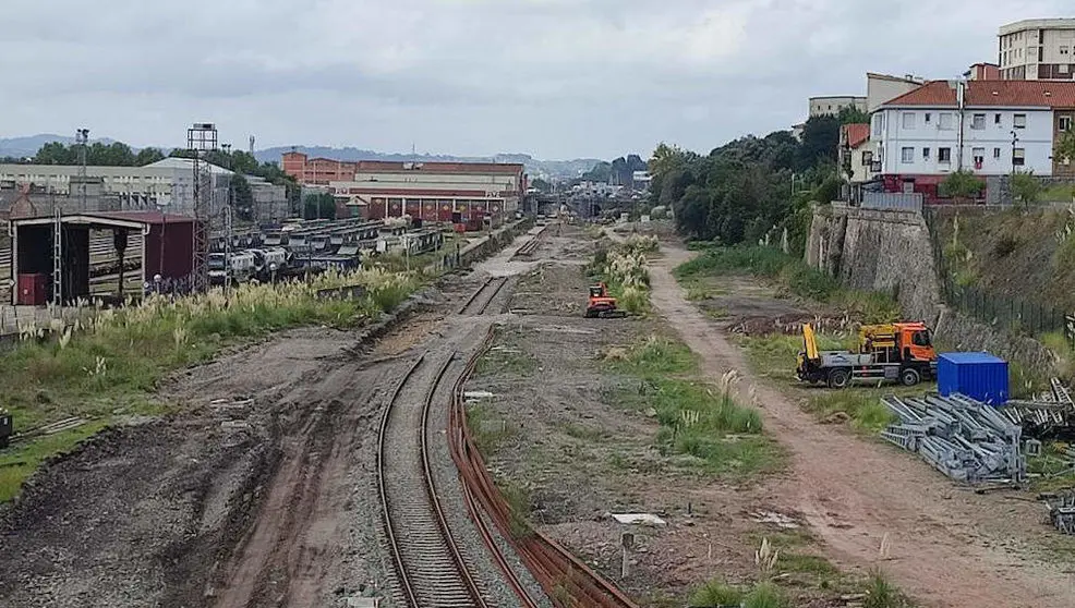 Estado de las obras de la estaci&oacute;n de Renfe de Santander