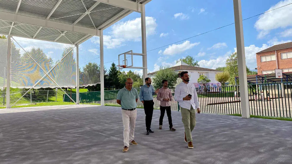 Pista cubierta del colegio Jos&eacute; Luis Hidalgo