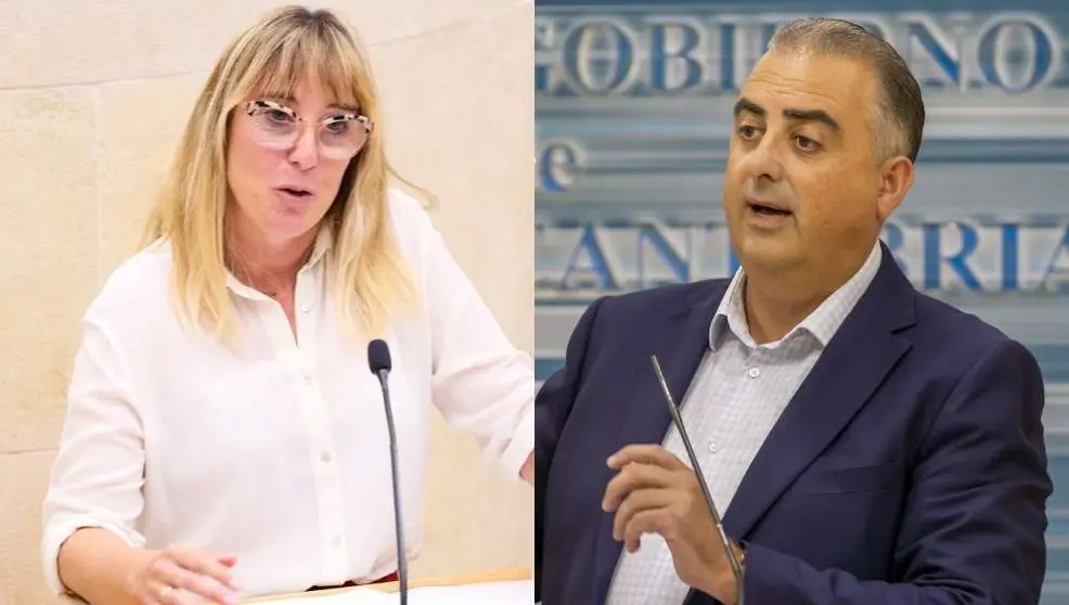 Eugenia G&oacute;mez de Diego y el actual consejero de Fomento Roberto Media