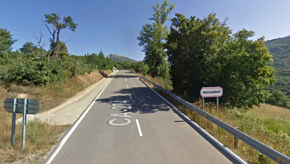 Carretera CA-274 en la que ha fallecido el motorista de Li&eacute;rganes | Foto- Google Maps