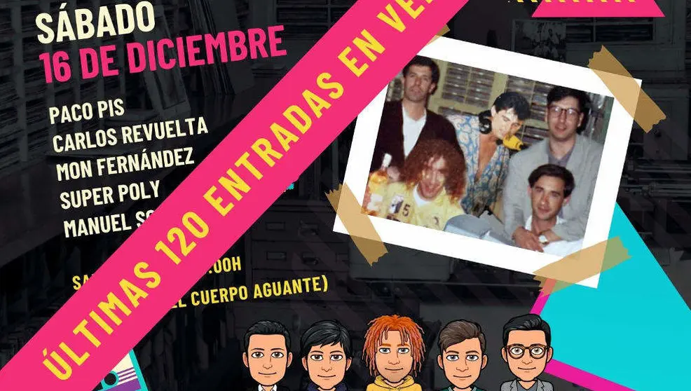 Detalle del cartel de 'Noche Ochentera'