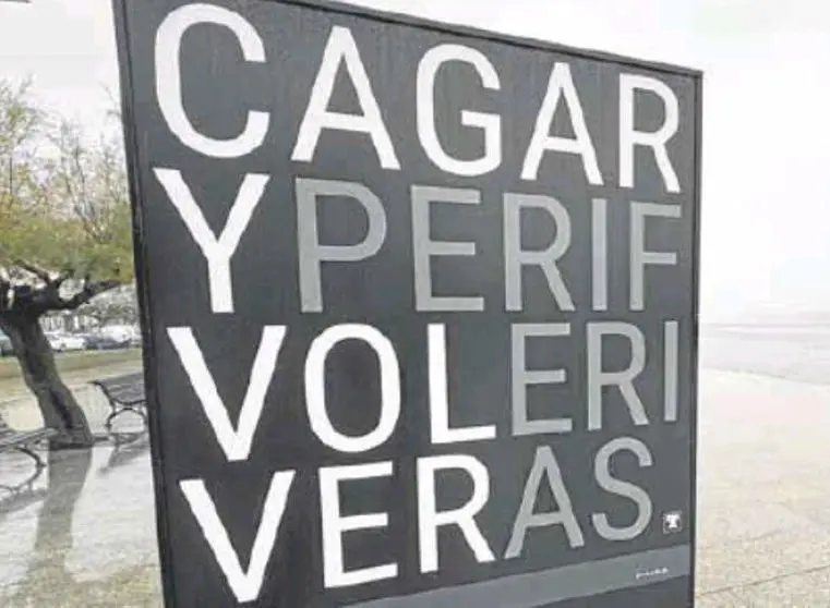 La obra 'Periferia extrema', de Jes&uacute;s Allende Valcuende | Foto- Twitter (@DirectSantander)