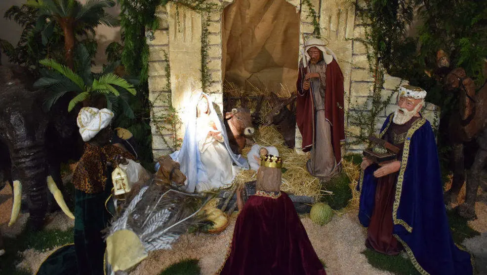 Uno de los belenes municipales de Pi&eacute;lagos