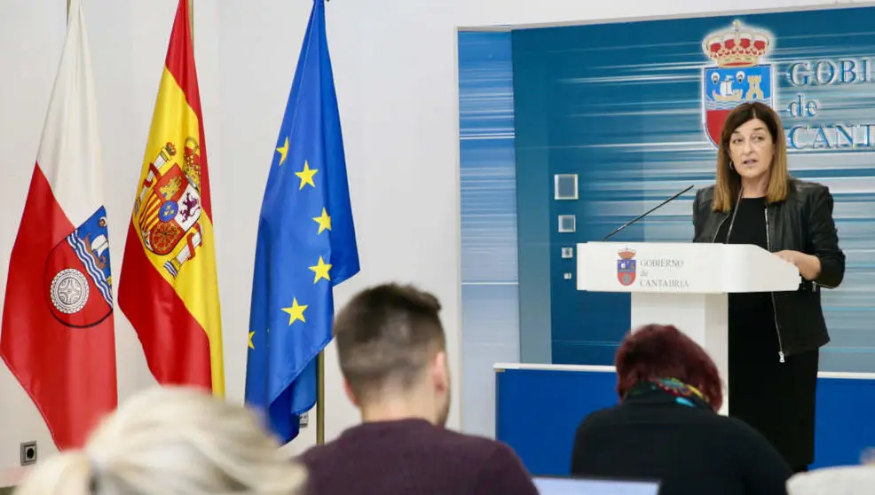 La presidenta de Cantabria, Mar&iacute;a Jos&eacute; S&aacute;enz de Buruaga, presenta la agenda reivindicativa de Cantabria ante el Gobierno de Espa&ntilde;a