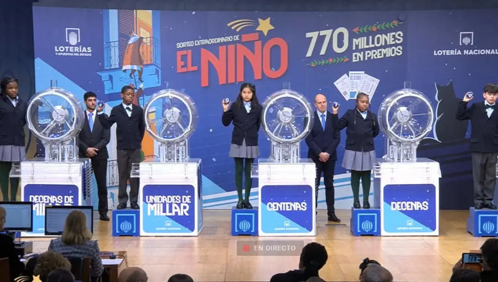 El n&uacute;mero 94.974 ha sido agraciado con el 'Gordo' del Sorteo Extraordinario de 'El Ni&ntilde;o' 2024.