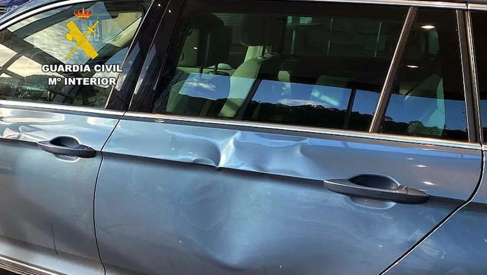 Veh&iacute;culo con desperfectos