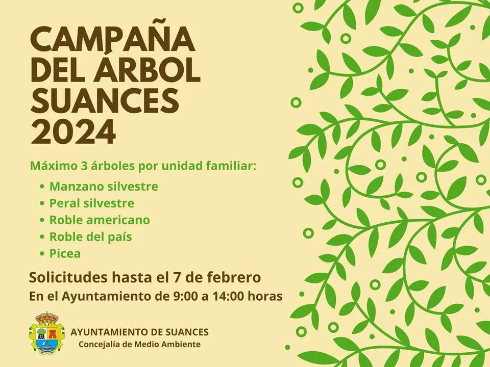 Cartel de la campa&ntilde;a del &aacute;rbol
