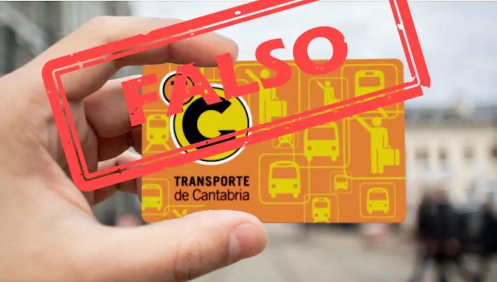 Estafa sobre la Tarjeta de Transporte de Cantabria