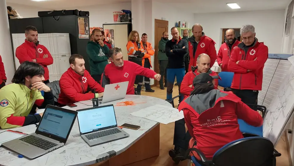 Centro de Mando que ha coordinado el dispositivo de rescate de los espele&oacute;logos