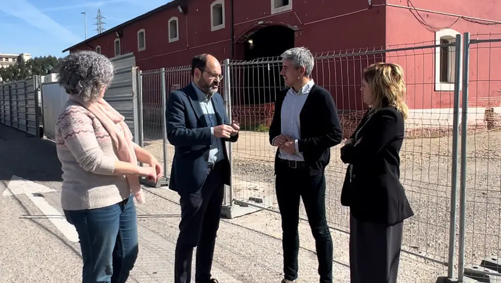 El secretario general del PSC-PSOE y portavoz parlamentario, Pablo Zuloaga, en La Lechera
