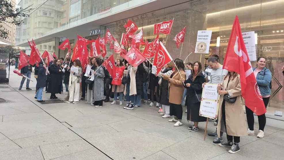 Movilizaci&oacute;n frente a Zara