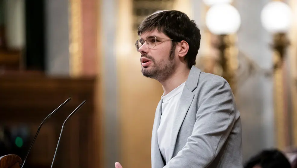 El diputado de Sumar, Lander Mart&iacute;nez Hierro