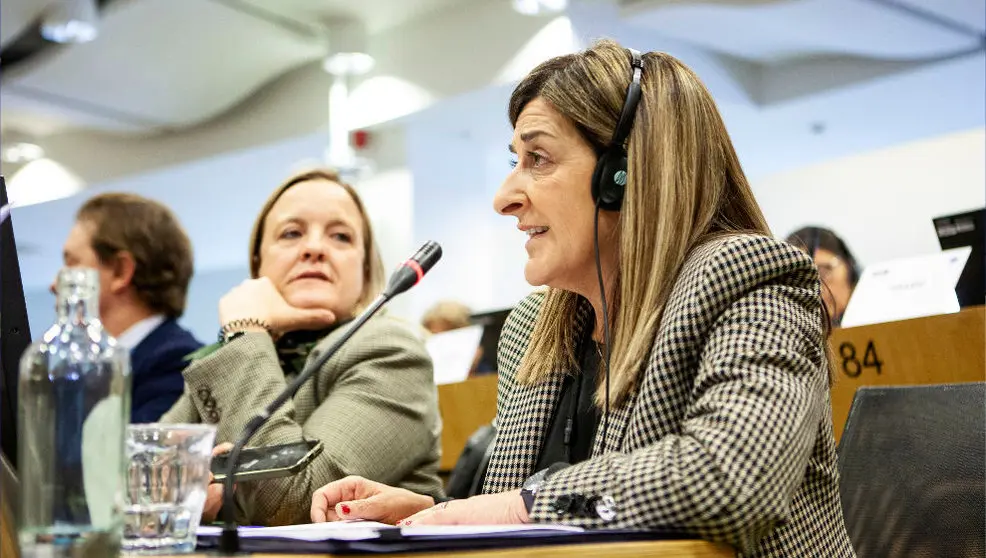 La presidenta de Cantabria, Mar&iacute;a Jos&eacute; S&aacute;enz de Buruaga, en el Comit&eacute; de las Regiones