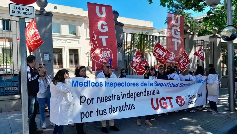 M&aacute;s del 40% de los inspectores m&eacute;dicos de la Seguridad Social secunda en Cantabria la huelga convocada por UGT
