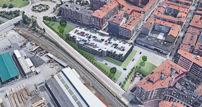 Infograf&iacute;a del aparcamiento