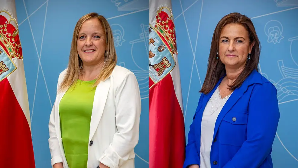 Las consejeras 'populares' Isabel Urrutia y Bego&ntilde;a G&oacute;mez del R&iacute;o