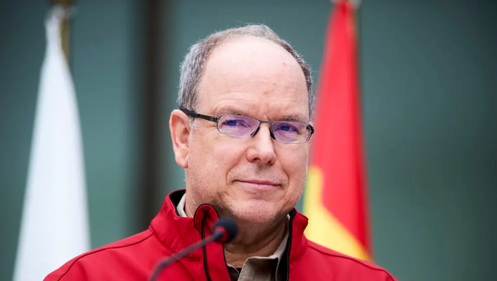 El Pr&iacute;ncipe de M&oacute;naco, Alberto II, en su anterior visita al Centro de Interpretaci&oacute;n del Arte Rupestre de Cantabria