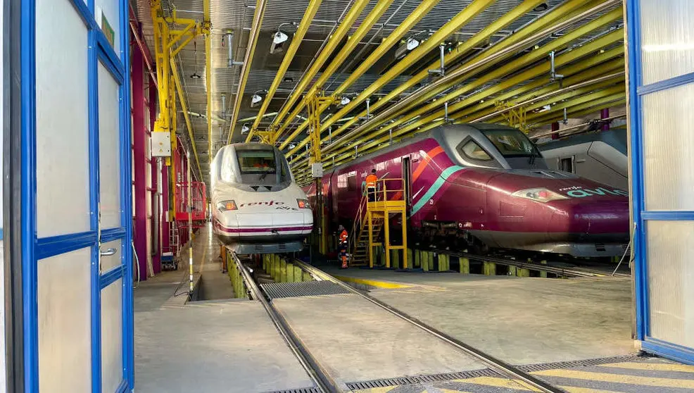 Taller de trenes de Renfe
