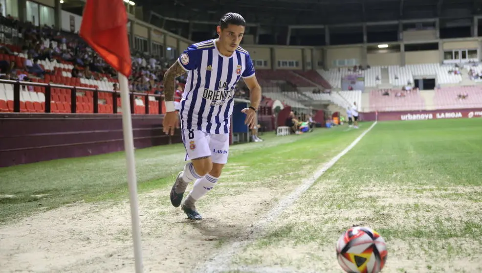 El jugador en un encuentro con la Gimn&aacute;stica