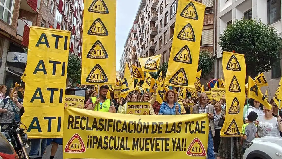 Concentraci&oacute;n de ATI frente a la Consejer&iacute;a de Sanidad