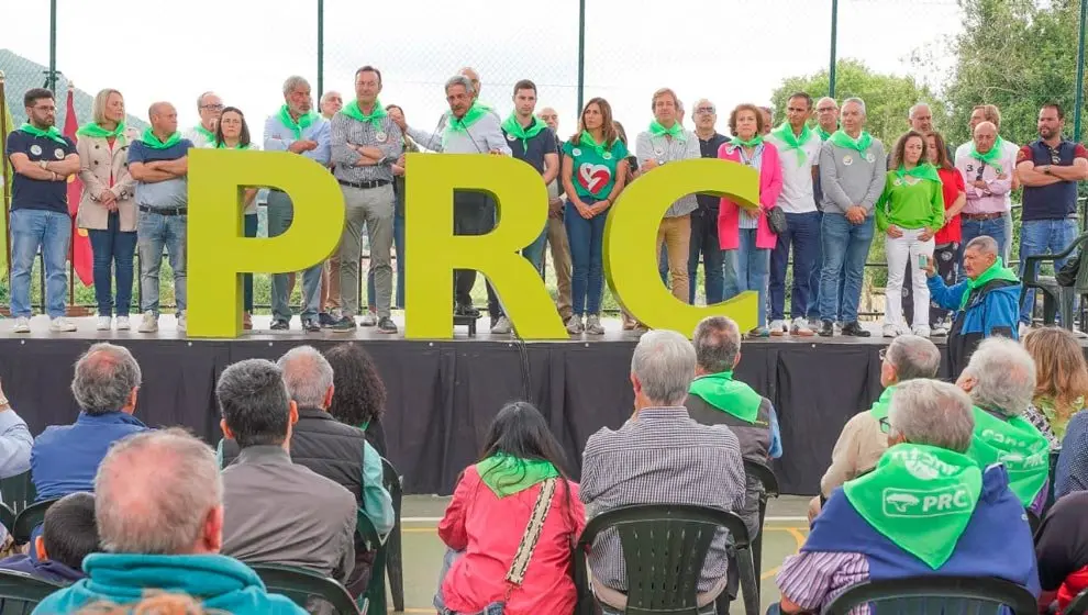 El secretario general del PRC, Miguel &Aacute;ngel Revilla, durante la XXIX Fiesta Regionalista | Foto- PRC
