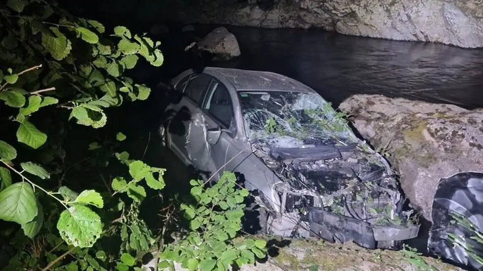 Estado del coche tras el suceso