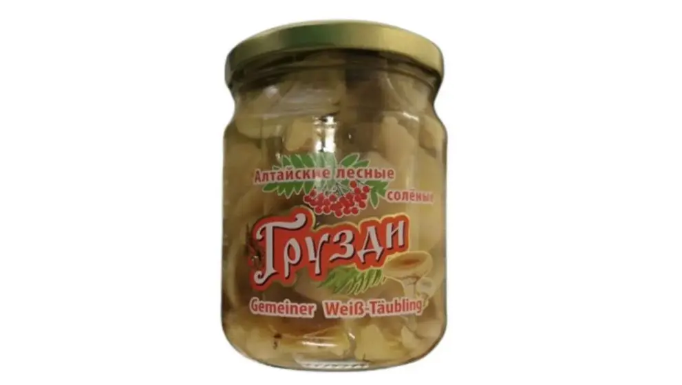 Setas en salmuera de la marca Tpyzah