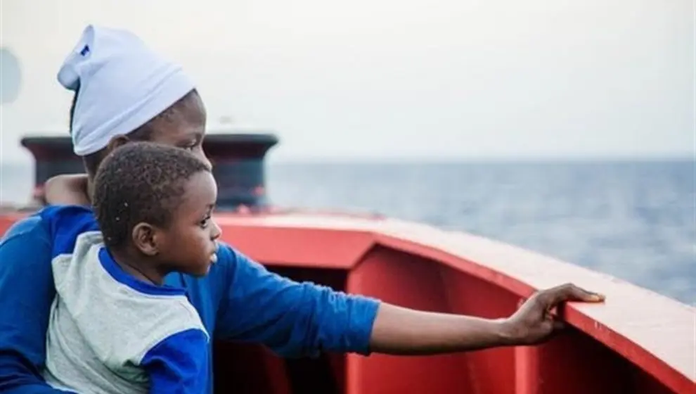 Migrantes en el Mediterr&aacute;neo