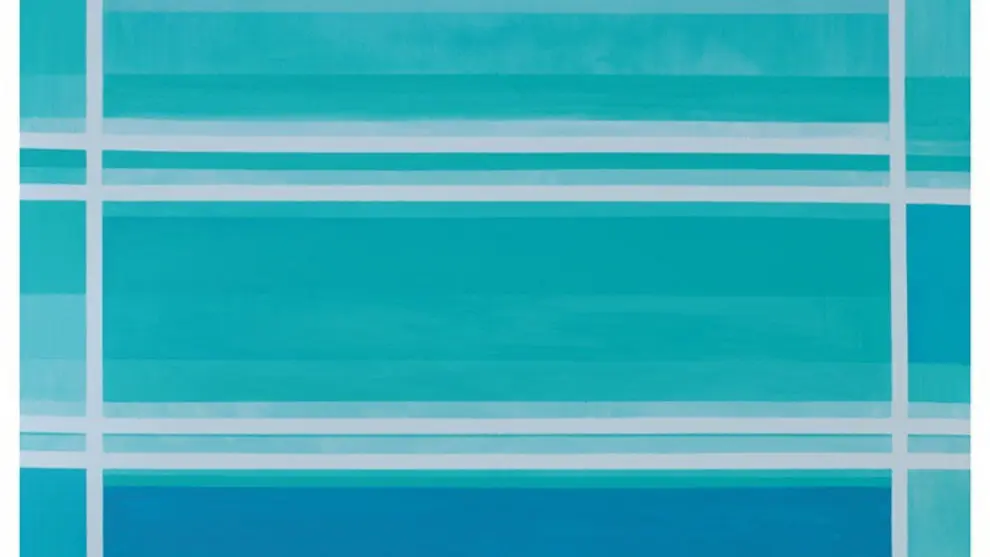 Imagen de una de las obras de la exposici&oacute;n 'Sutilezas del color' de D&eacute;bora Regalado-Blanco