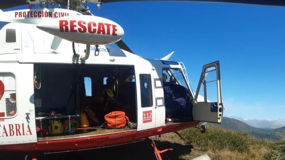 Helic&oacute;ptero de rescate