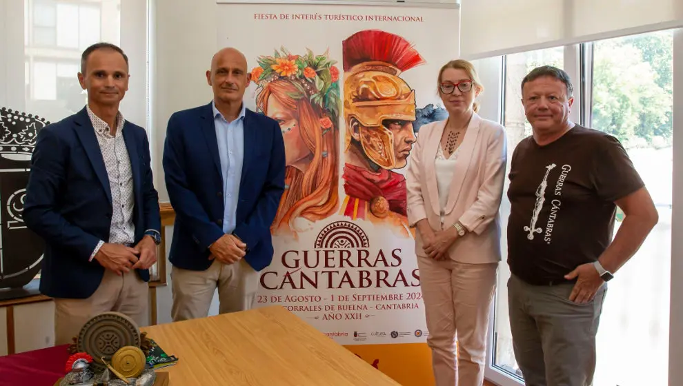 La consejera de Cultura, Turismo y Deporte, Eva Guillermina Fern&aacute;ndez, presenta la XXIII edici&oacute;n de Las Guerras C&aacute;ntabras