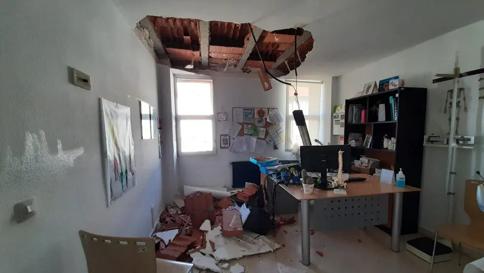 Estado en el que qued&oacute; la consulta del centro de salud de Reinosa