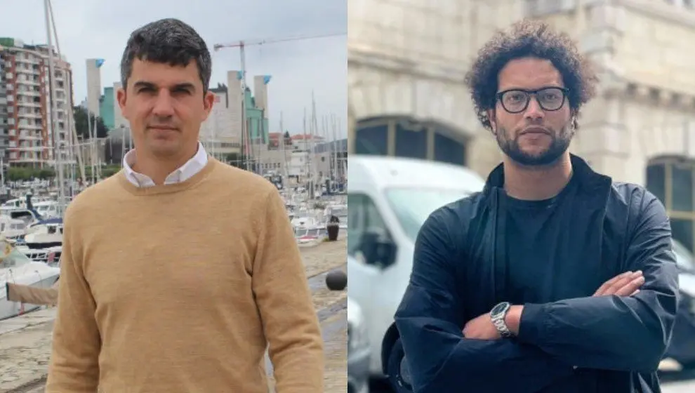 Daniel Fern&aacute;ndez (Psoe) y Keruin Mart&iacute;nez (IU)