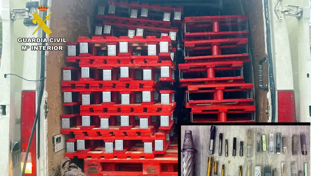 Detenidos tres vecinos de B&aacute;rcena de Ciero por robar m&aacute;s de 300 pal&eacute;s de una empresa