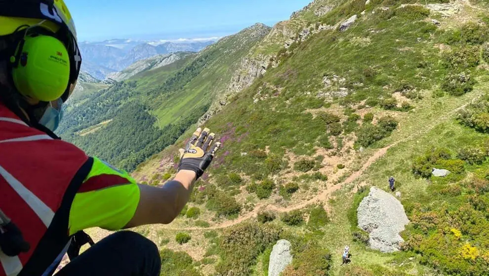 El equipo de intervenci&oacute;n de Protecci&oacute;n Civil del Gobierno de Cantabria