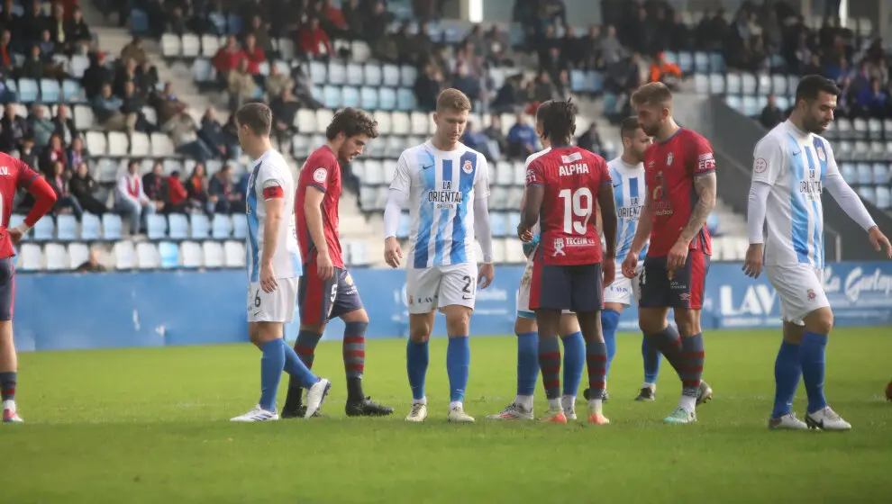 Los blanquiazules no pudieron sumar ante el Real &Aacute;vila | Foto- RS Gimn&aacute;stica