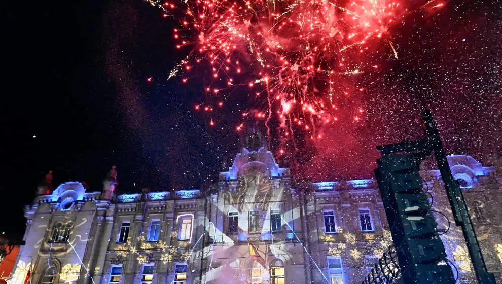 Encendido del alumbrado navide&ntilde;o en Santander