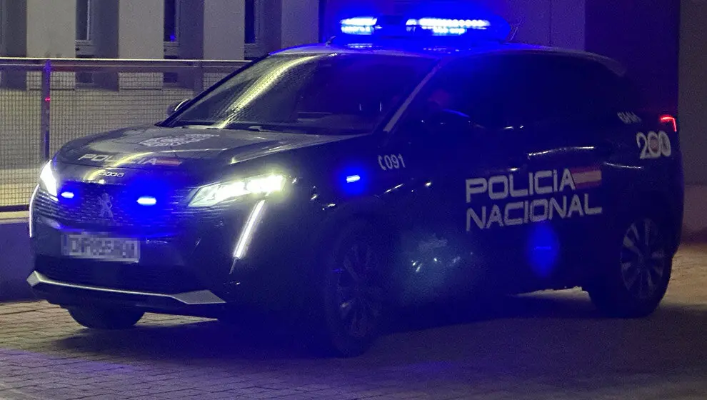 Veh&iacute;culo de la Polic&iacute;a Nacional