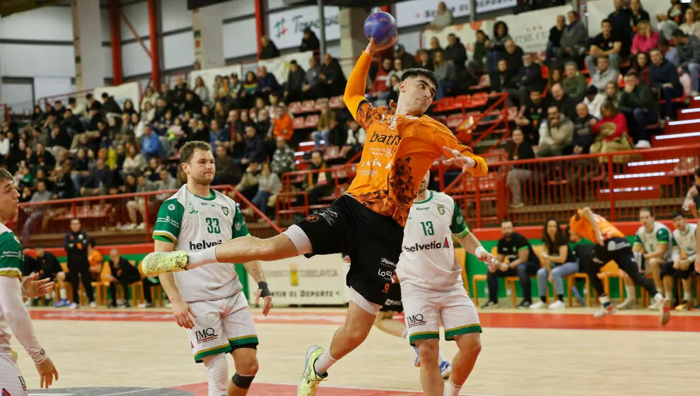 Jokin Aja durante el encuentro | Foto- BM Torrelavega