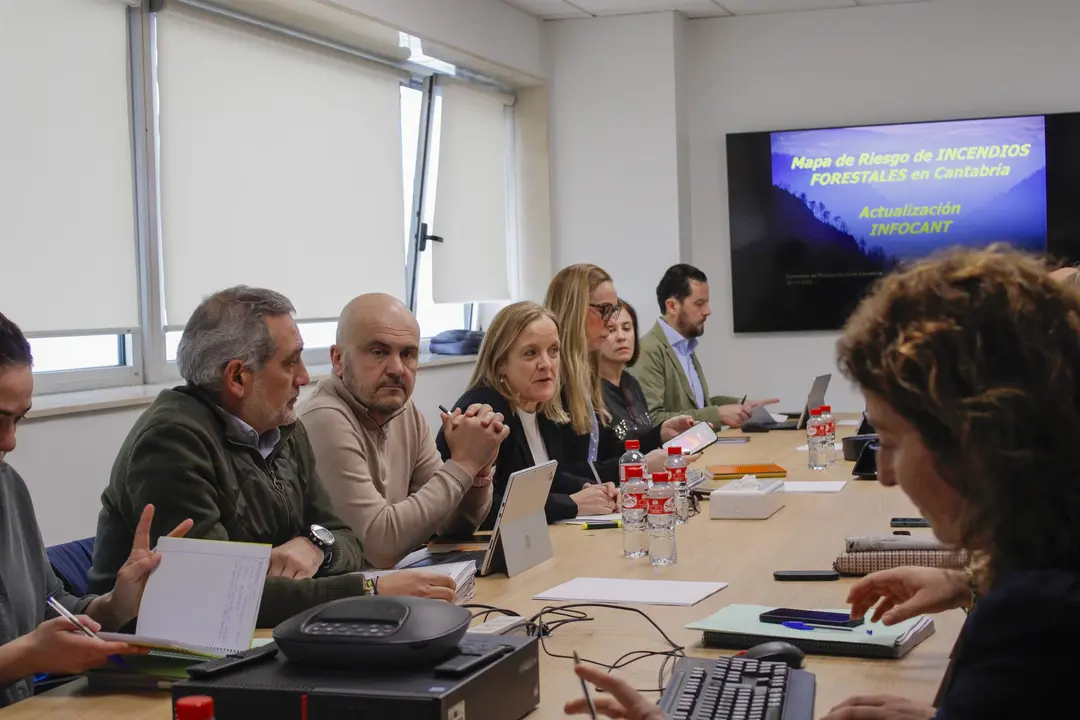 La Consejera De Presidencia, Isabel Urrutia, Preside La Reunión Del Pleno De La Comisión De Protección Civil