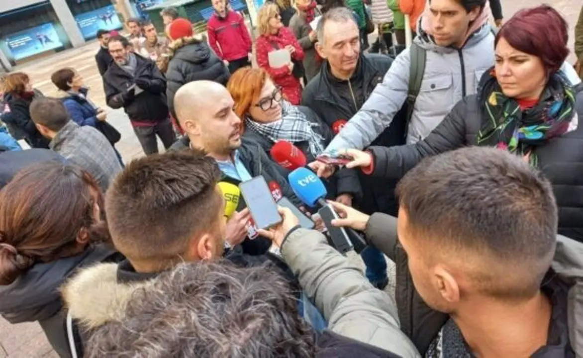 Declaraciones del coordinador autonómico de IU, Israel Ruiz Salmón