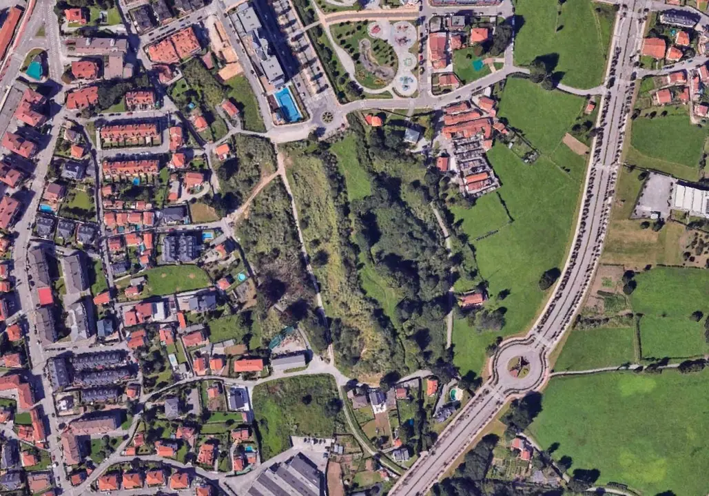 Vista de Torrelavega y el Bulevar Ronda