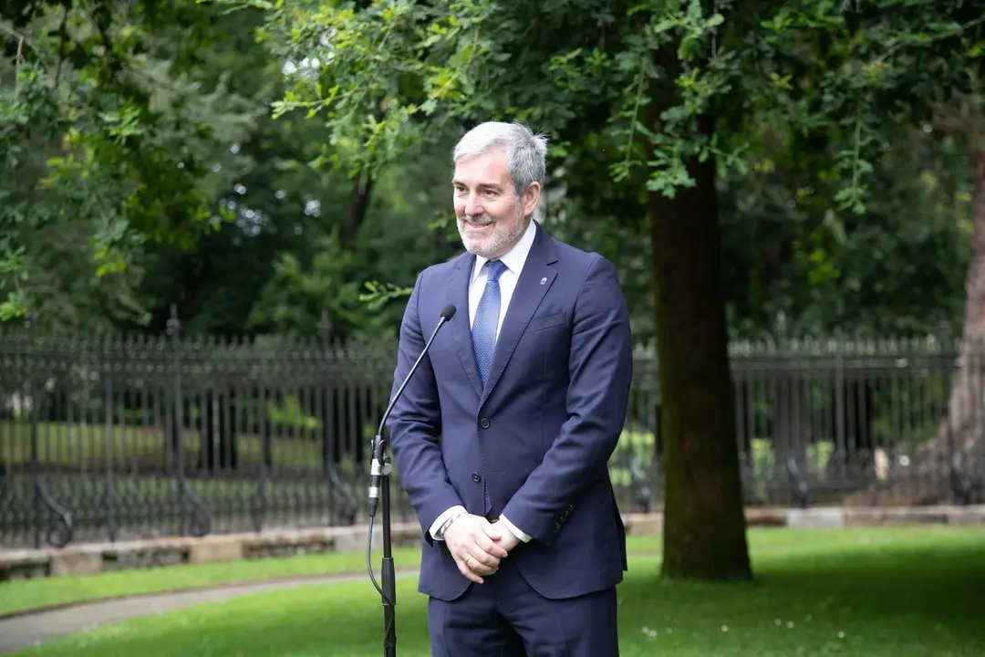 El presidente de Canarias, Fernando Clavijo