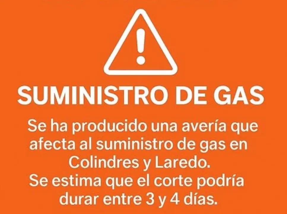 Una aver&iacute;a afecta al suministro de gas en Colindres y Laredo