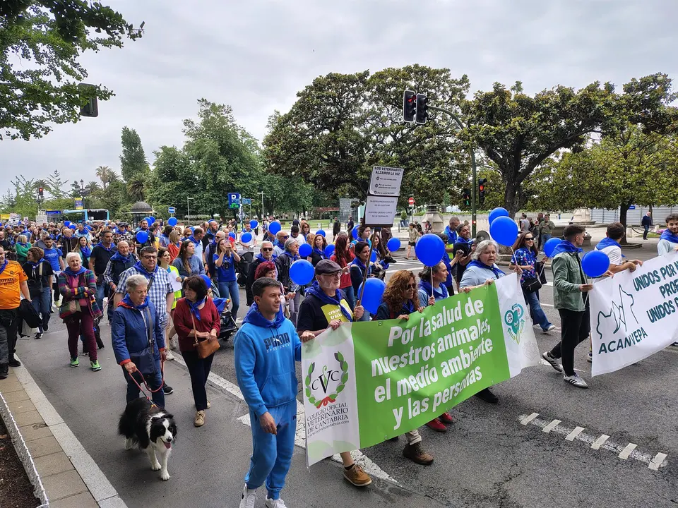Más de medio millar de personas se manifiestan en Santander contra la Ley del Medicamento