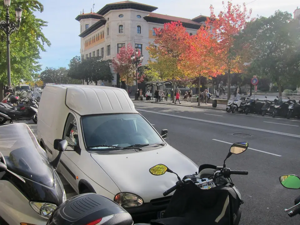 Una calle del centro de Santander