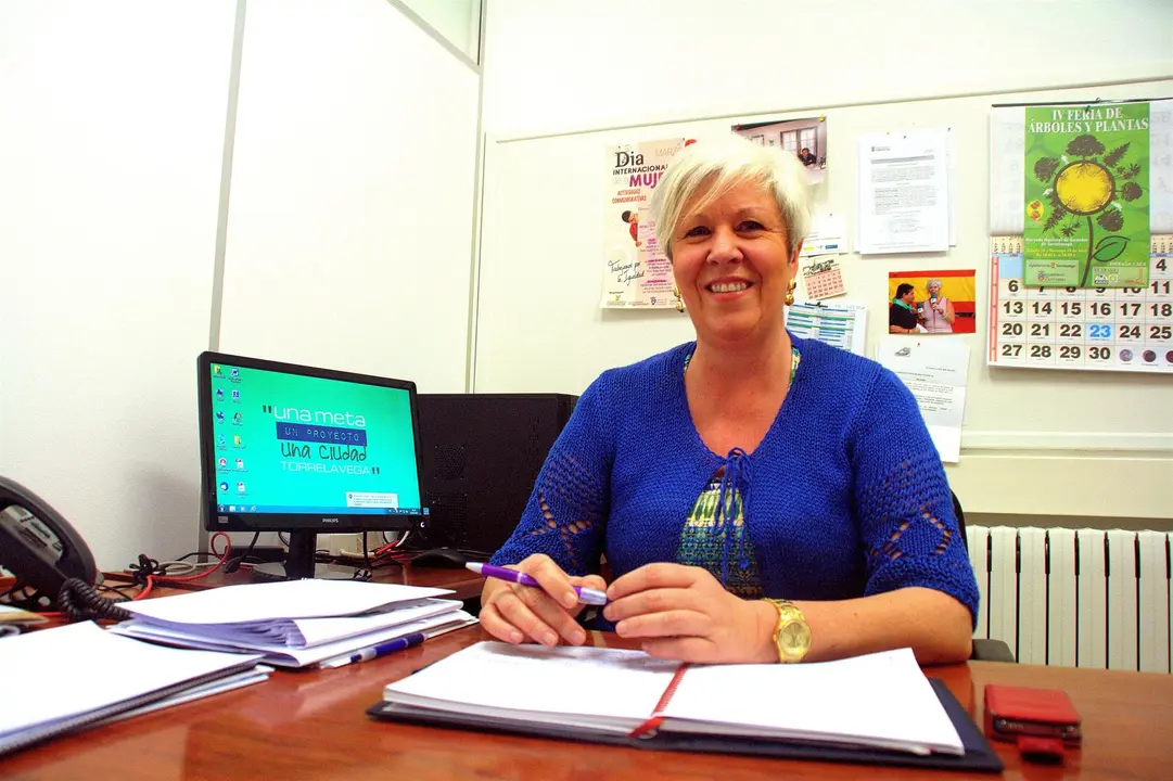 La presidenta de la empresa pública Aguas de Torrelavega, Blanca Rosa Gómez Morante