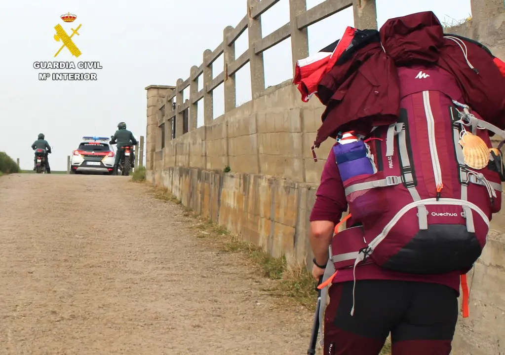 Vigilancia del Camino a Santiago de la Guardia Civil